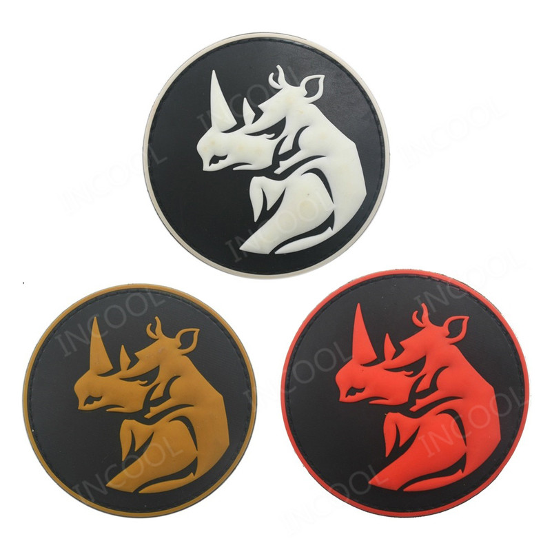 Rhino Head PVC Patch Tactical  - Velcro Sew On ulasan dan harga