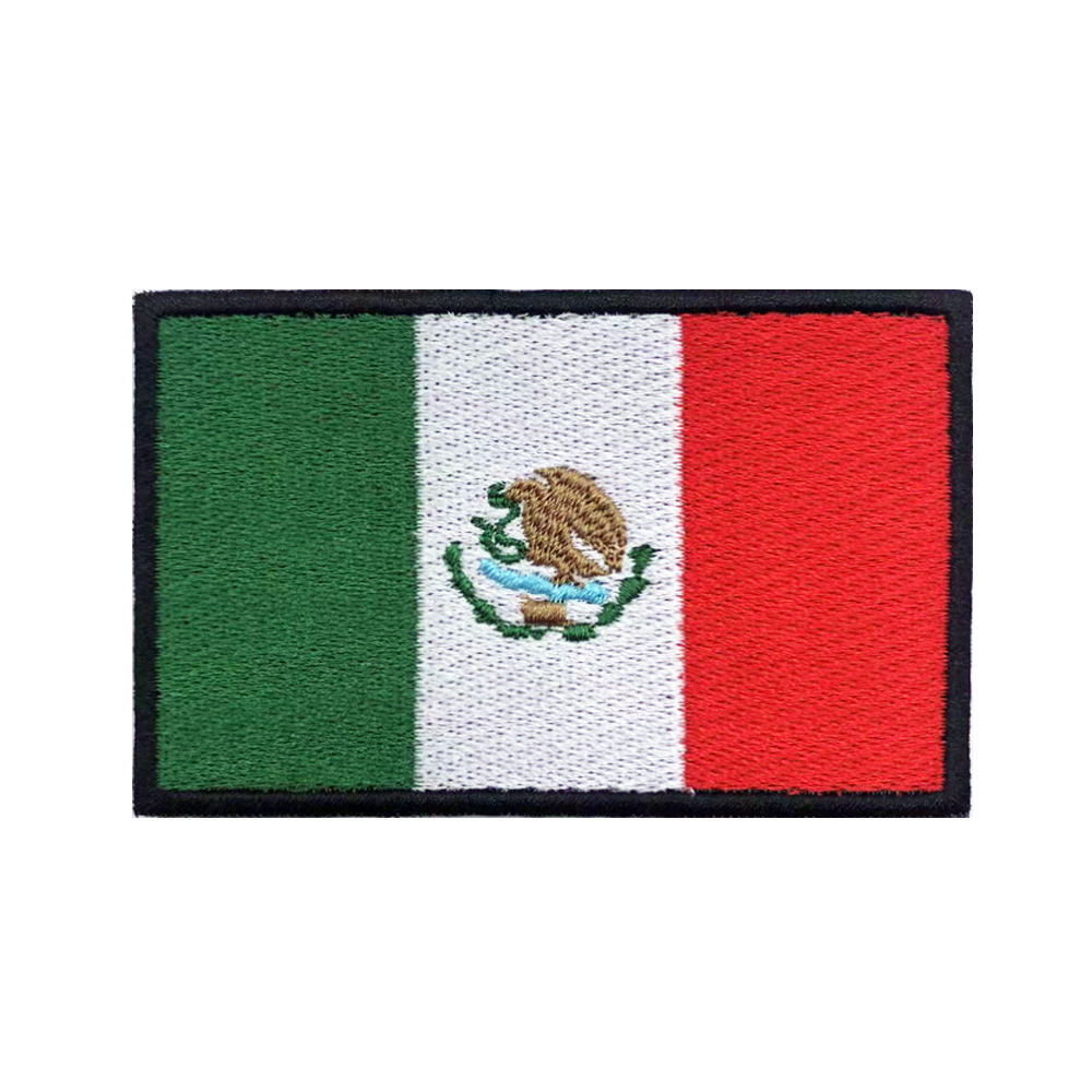 Mexican flag Mexico Patches Ar - Velcro Sew On ulasan dan harga